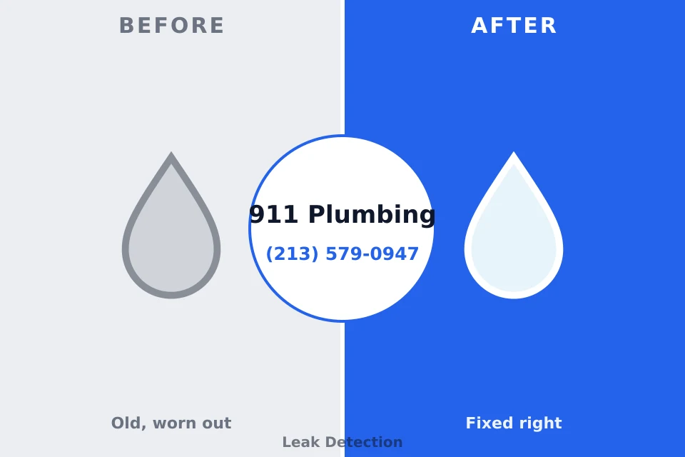 Before and after: plumbing repair Carrier Mills, IL